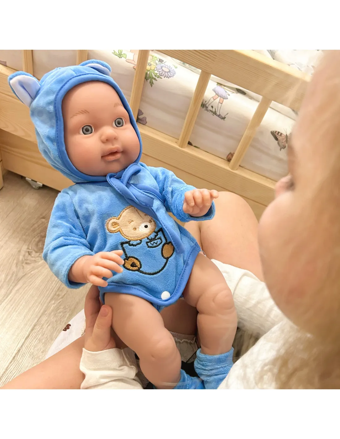 WOOPIE ROYAL Lalka Bobas w Ubranku Misio 46 cm