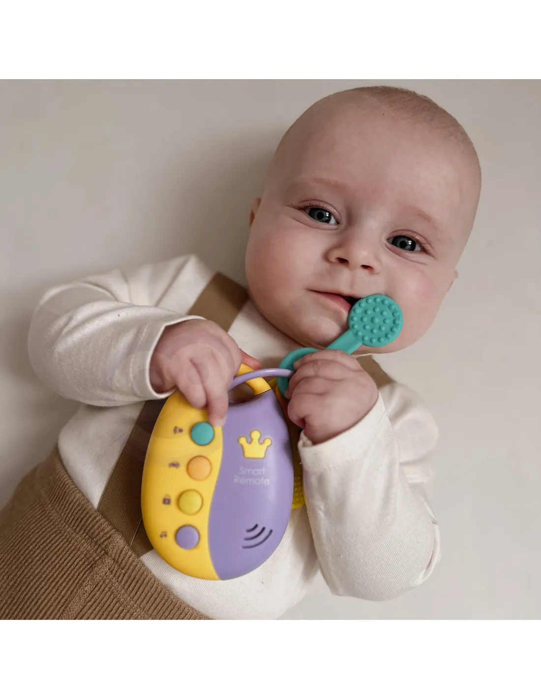 WOOPIE BABY Interaktywne Kluczki Samochodowe z Pilotem Gryzak 2w1