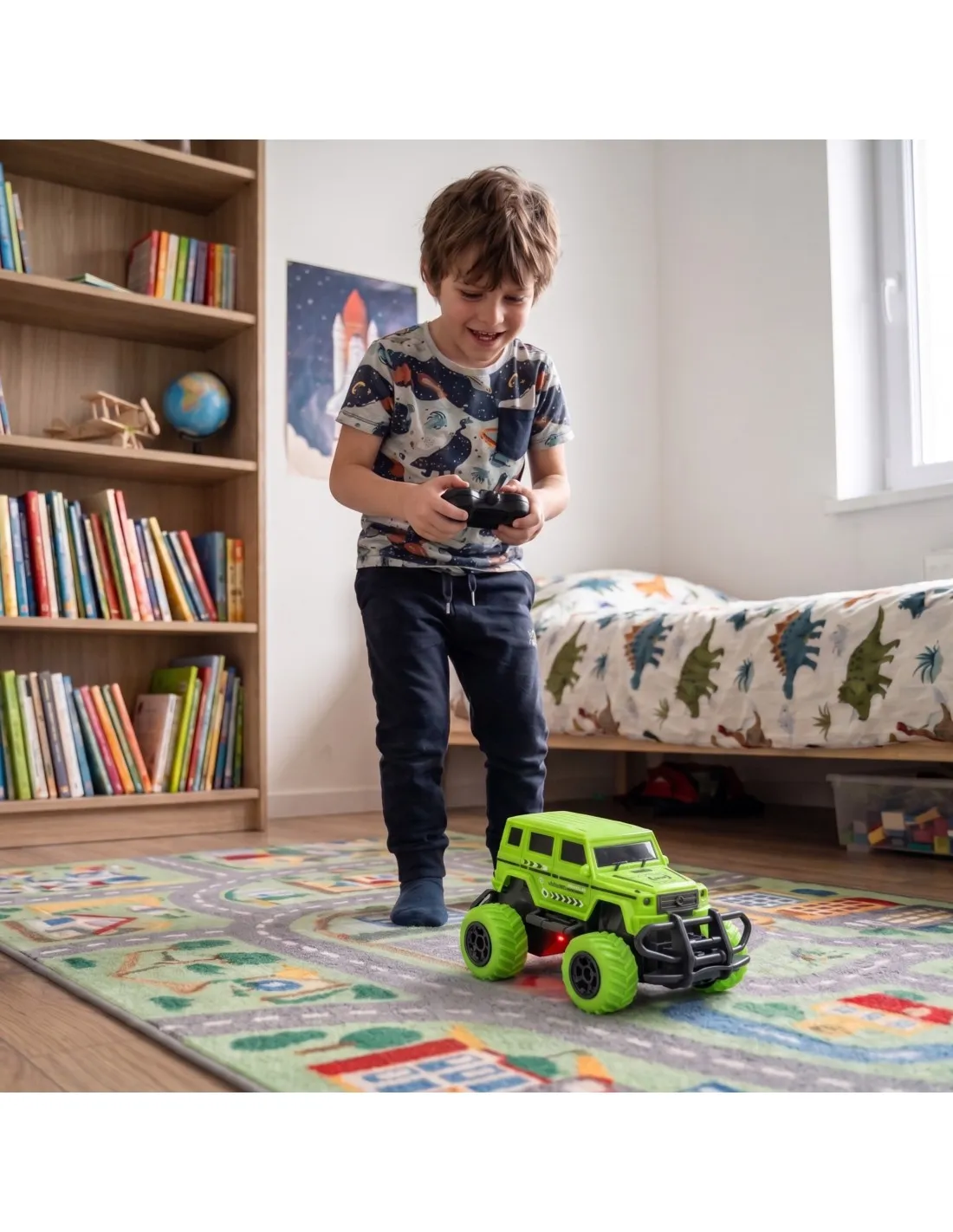 WOOPIE Samochód Zdalnie Sterowany RC Jeep Cross-Country LED